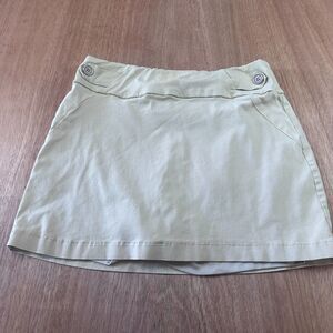 SOHO Apparel Khaki Skort Women’s M Beige Stretch Pull On Casual
